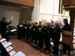 Gesangverein Harmonie beim Kirchenkonzert in Dußlingen
